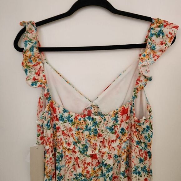 Kingston Grey Womens Juniors Floral Print Maxi Dress Size XL - Picture 9 of 10